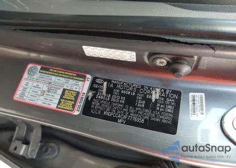 2015 Kia Sportage Ex z USA, uszkodzony, nr VIN KNDPCCACXF7776958